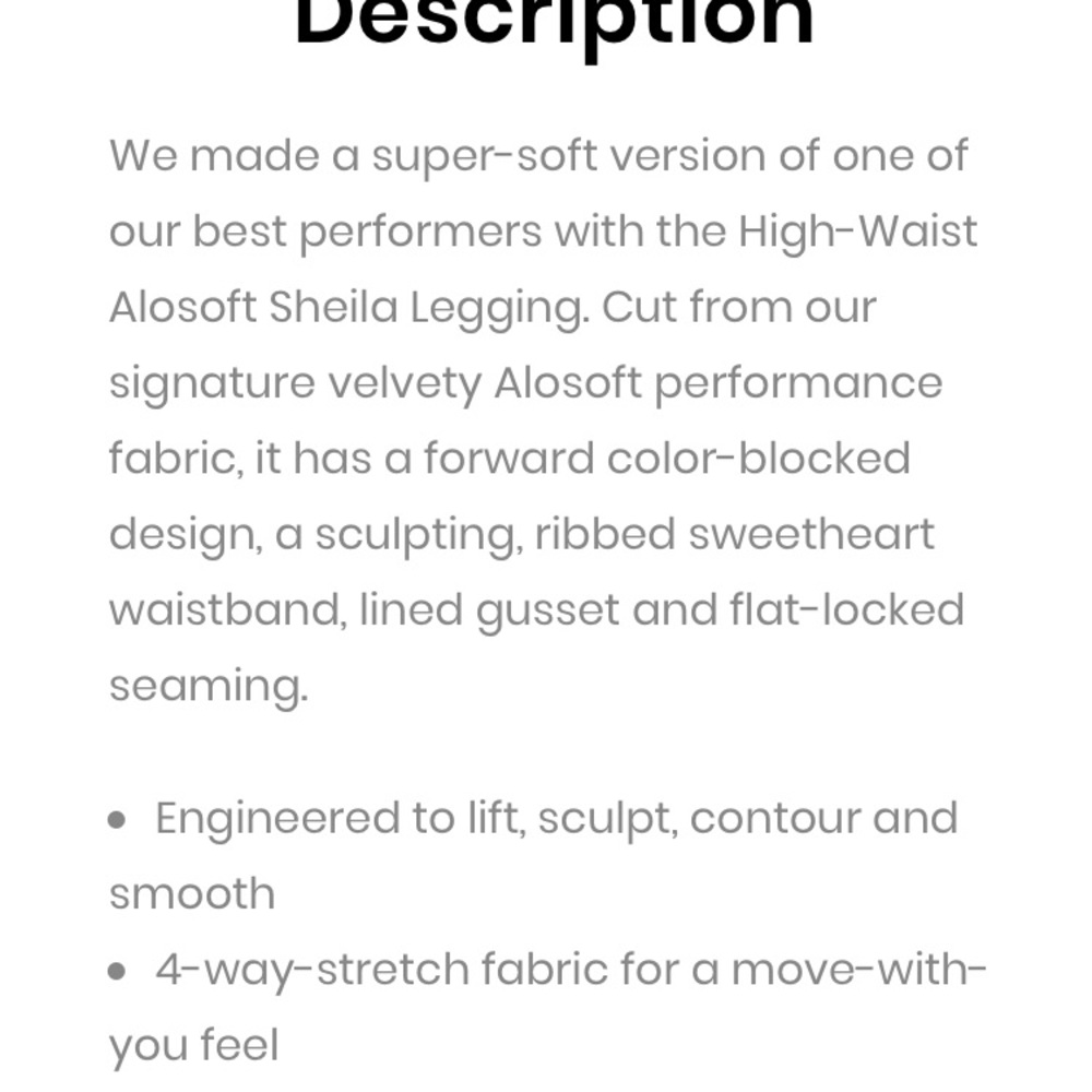 Alo Alosoft Sheila legging - Picture 7 of 8